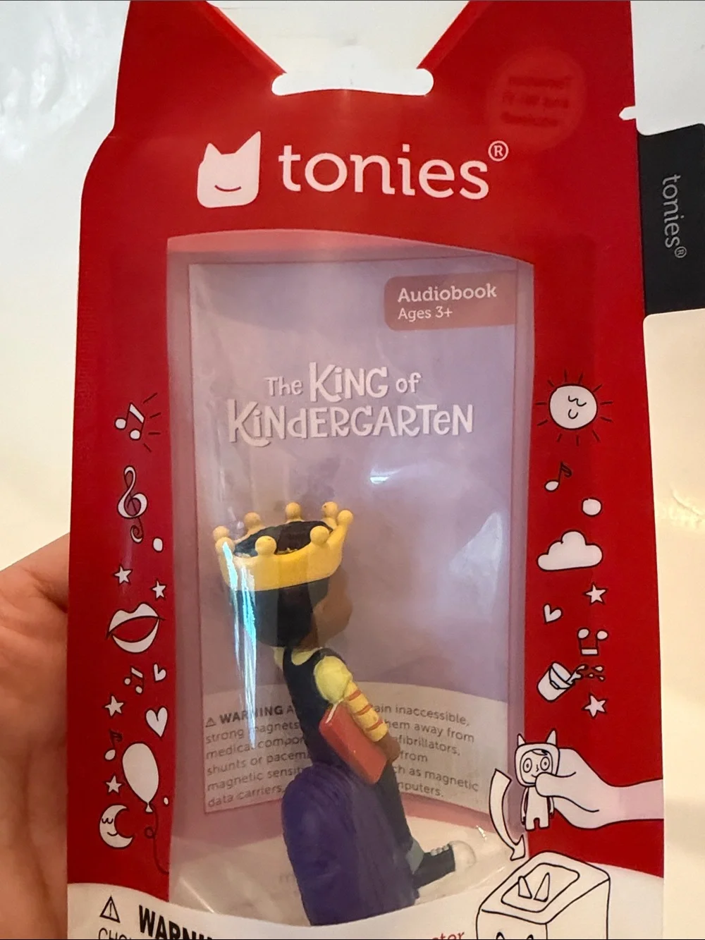 NWT Tonies The King of Kindergarten Audio Figure - Red Packaging
